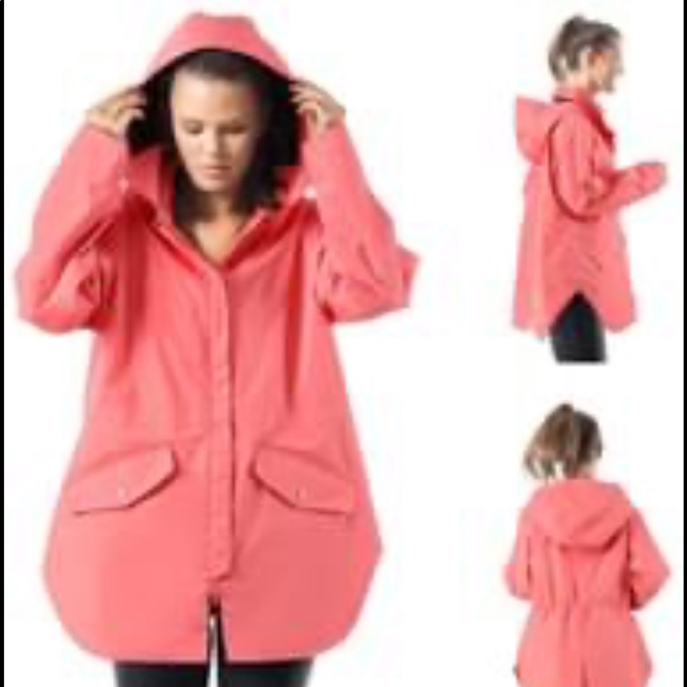 Rain coat size: 12 color: Peach